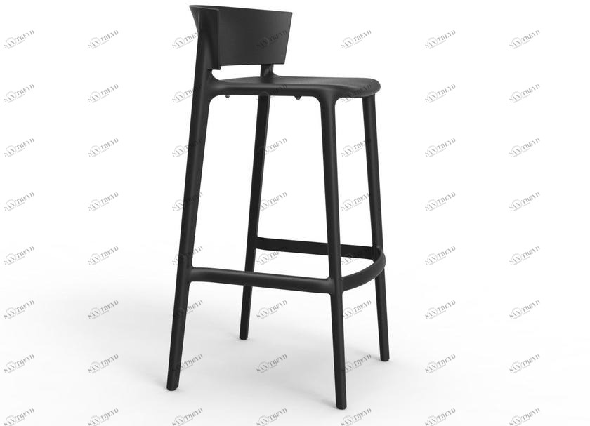 VONDOM Барный стул из полипропилена с подставкой для ног Africa sun-id-1492072