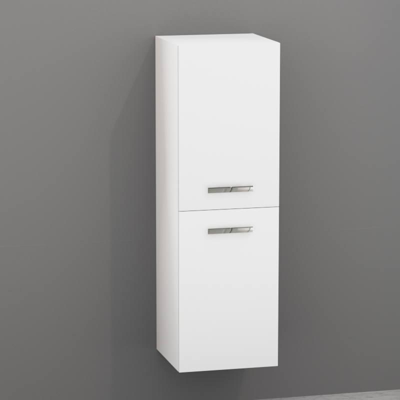 916830 Шкаф колонна подвесной 40x38x127 40 см цвет Белый бархат Kerasan Aquadom Италия