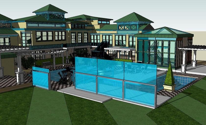 GM MORANDO Экран для дехора из алюминия и стекла Bellavista system sun-id-1461949 - Вид №27