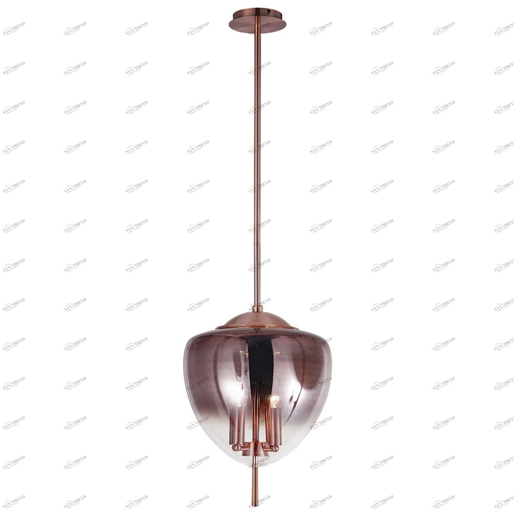 Люстра дизайнерская Helped медь медь прозрачная Milagro SP4 A Copper CRYSTAL LUX ДИЗАЙНЕРСКИЕ 056928 Медь 