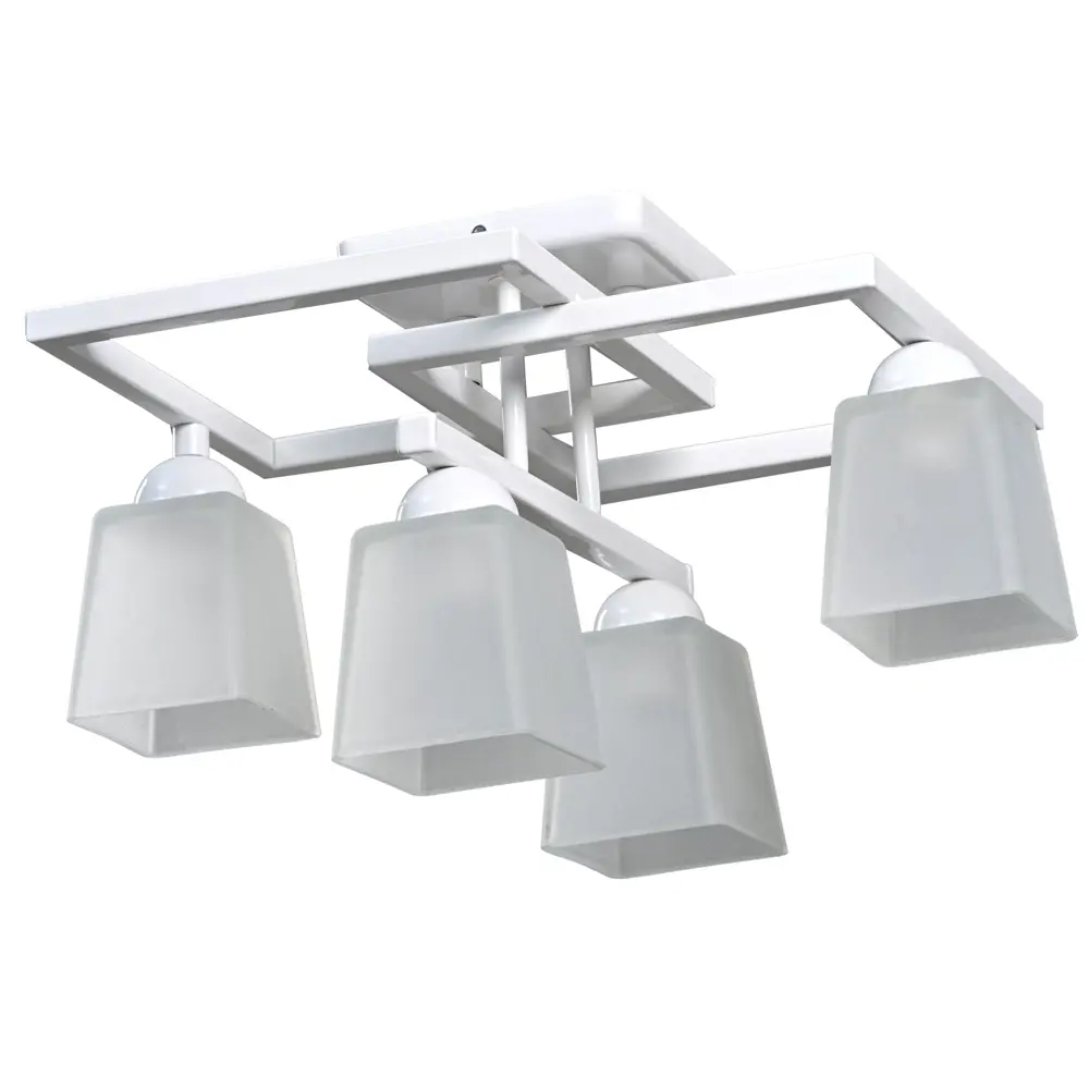 Люстра потолочная Олимпия 502 4 лампы 15 м² цвет белый СВЕТУС STLM-2017016