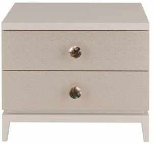 FRATO Прямоугольная прикроватная тумбочка из лакированной древесины с ящиками Lagoa Ffu020003abi