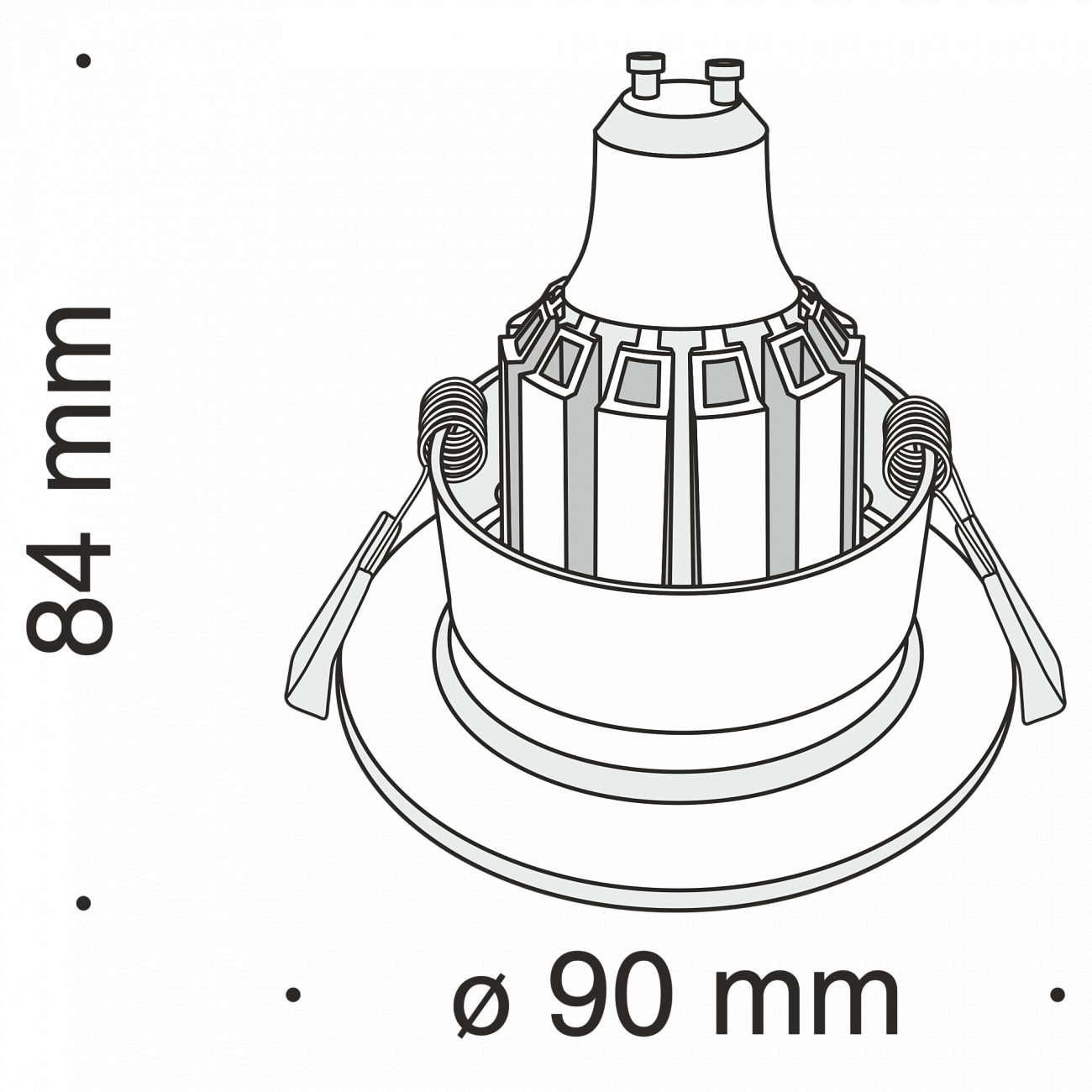 Встраиваемый спот белый Technical Barret DL041 TECHNICAL DOWNLIGHT 00-3957144 Белый  - Вид №2