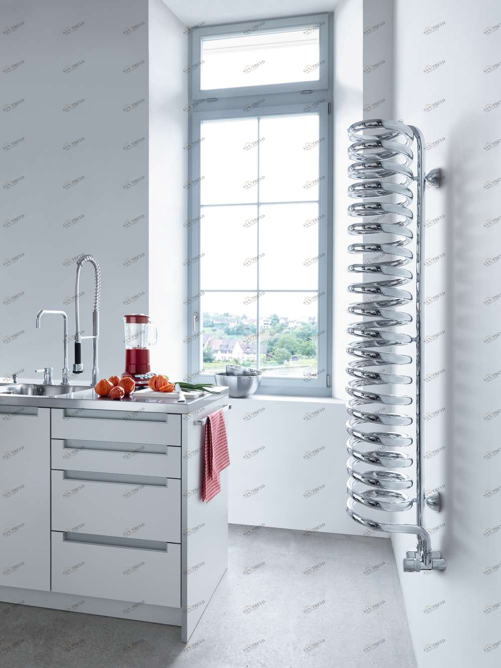 Водяной радиатор SPIL-120-020 Spirale Acova 1262