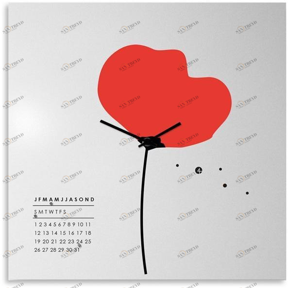 Designobject.it Часы / календарь из листового металла  It412 