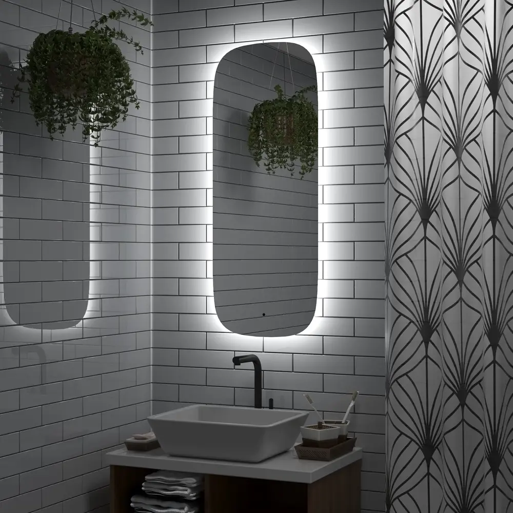 Зеркало с подсветкой Bokacho Led 450x1150 мм 83994234 STLM-2197412 Santreyd - Вид №6