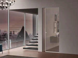 BLUINTERNI Исчезающая раздвижная стеклянная дверь Quadro-move