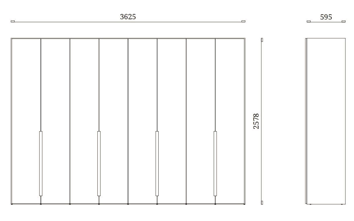 Деревянный секционный шкаф Febal Casa COLUMBIA ARCH-00064931