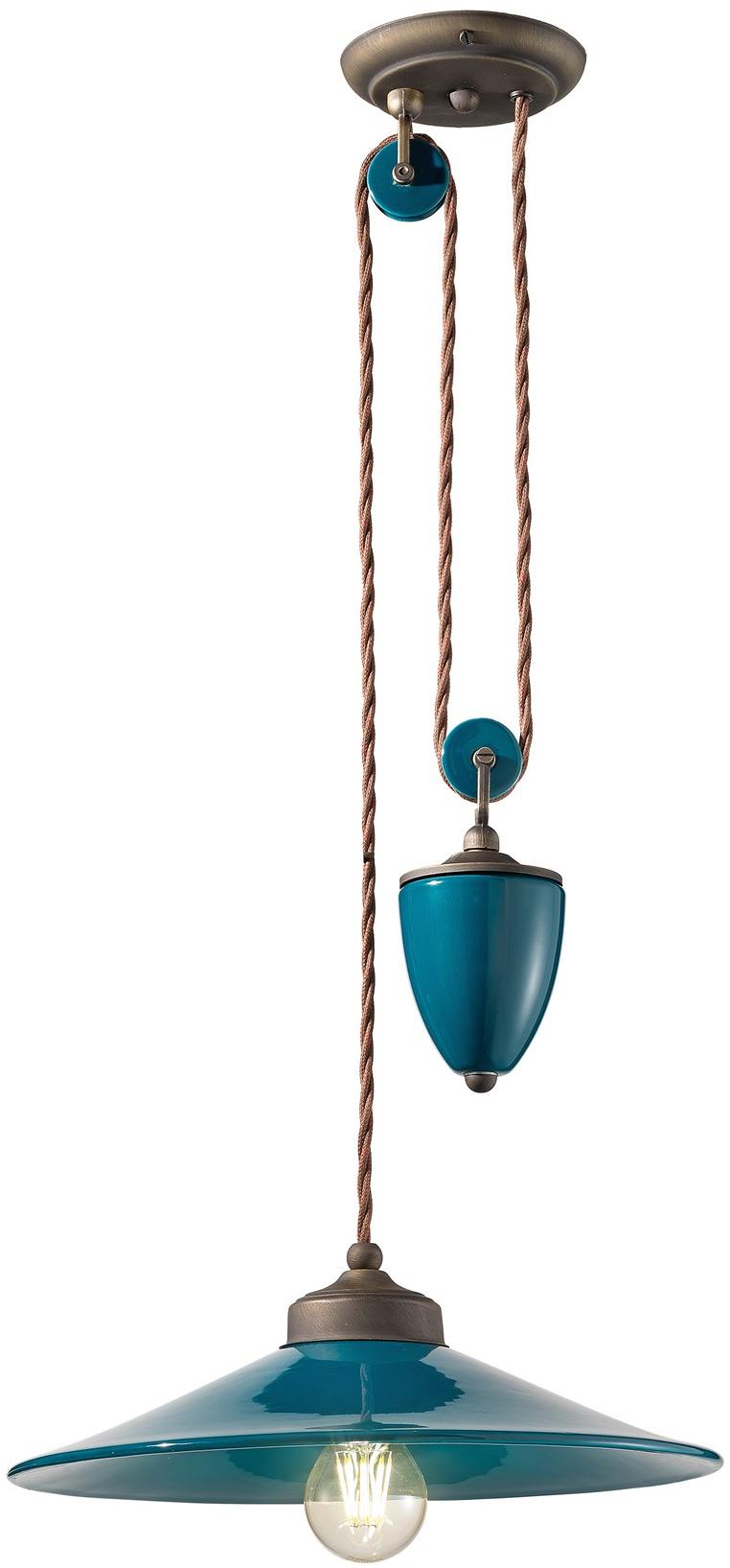 FERROLUCE Регулируемый керамический подвесной светильник Colors C1632 - Вид №3