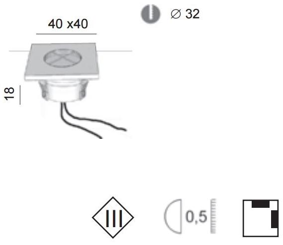 BEL-LIGHTING Квадратный встраиваемый светодиодный точечный светильник  8082k 8082k. - Вид №3