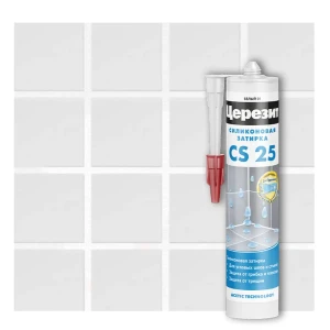 Силиконовый герметик ЦЕРЕЗИТ CS 25 для влажных помещений 87420976