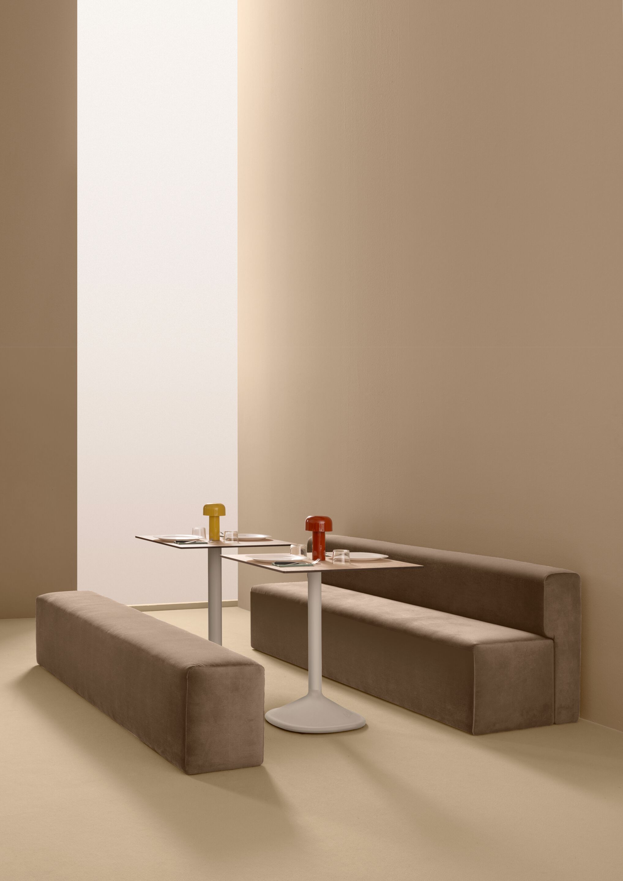 2-местный линейный контрактный диван Quinti Sedute RAIL ARCH-00032023 - Вид №6