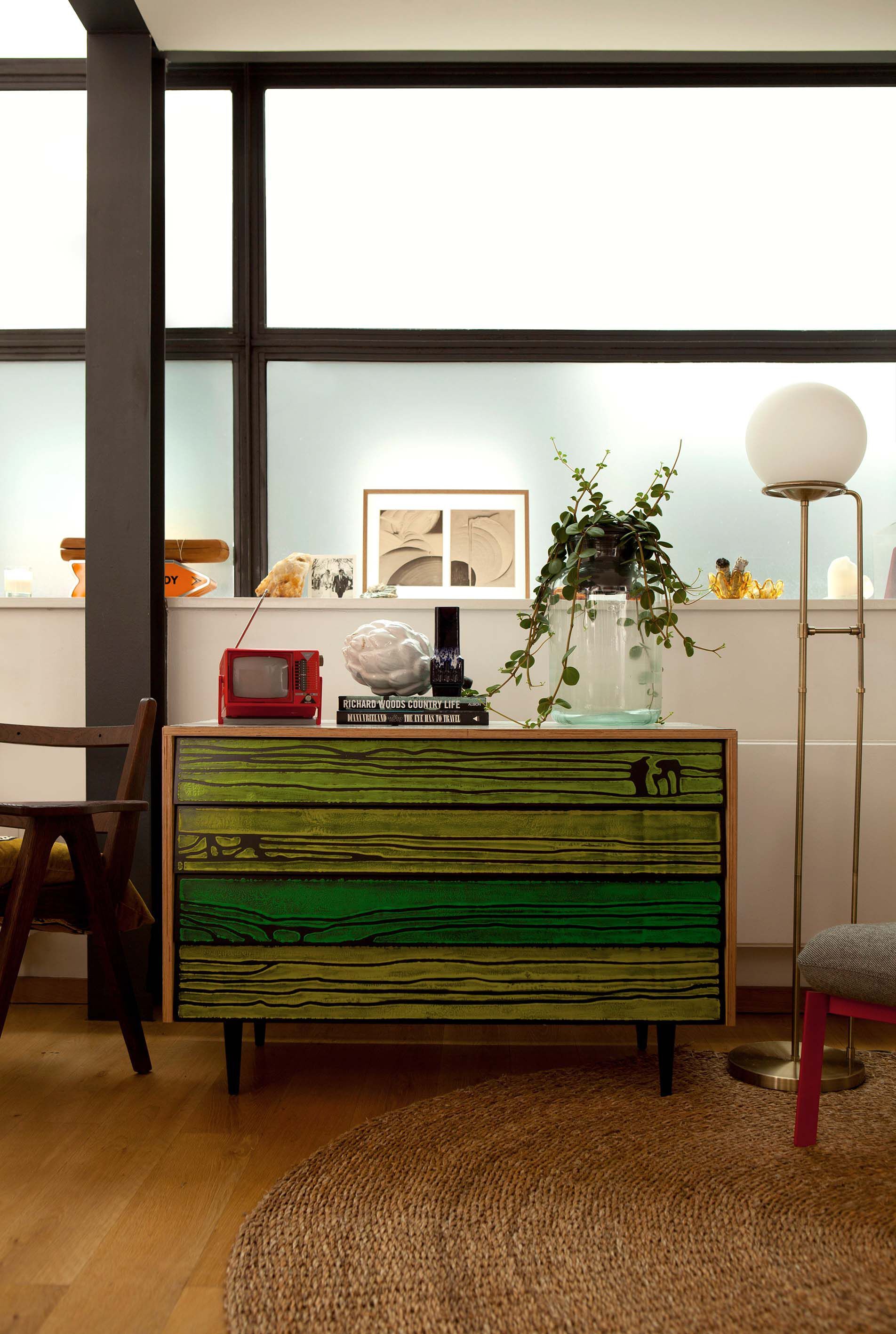 Прямоугольная фанерная тумбочка с ящиками Established&Sons Wrongwoods ARCH-00111556 - Вид №3