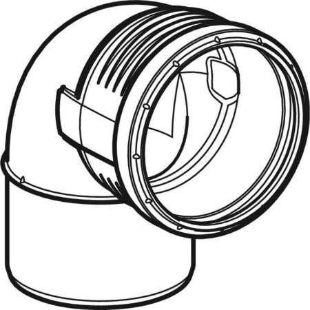 390.124.14.1 Отвод Geberit Silent-PP Geberit  - Вид №10