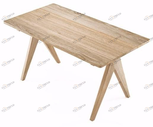 KARPENTER Прямоугольный стол из дуба Tribute sun-id-1461738