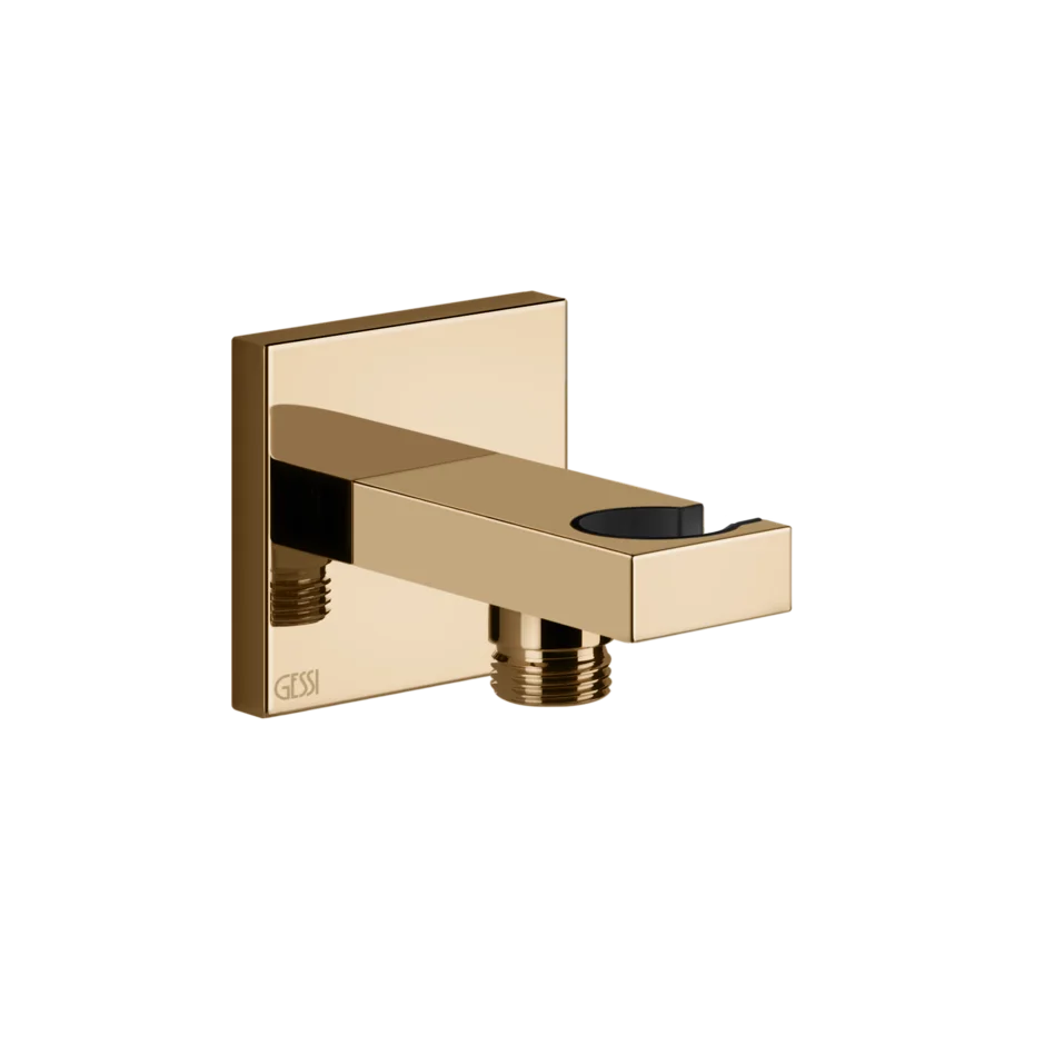 Крючок для ручного душа-выпуск воды 20161 735 Gessi Rettangolo k ТЕПЛАЯ БРОНЗА PVD 20161735