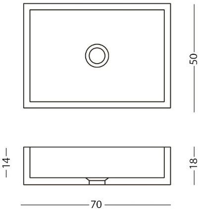 Ab12 Накладная раковина на столешницу  овальная PIMAR  - Вид №2