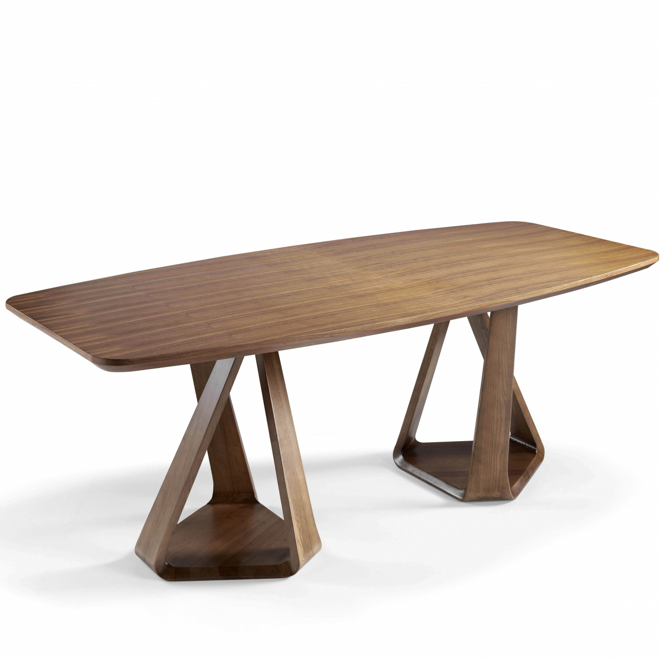 Обеденный стол деревянный прямоугольный 220 см DT803-GRAN от Angel Cerda ANGEL CERDA  241908 Орех;коричневый  - Вид №2