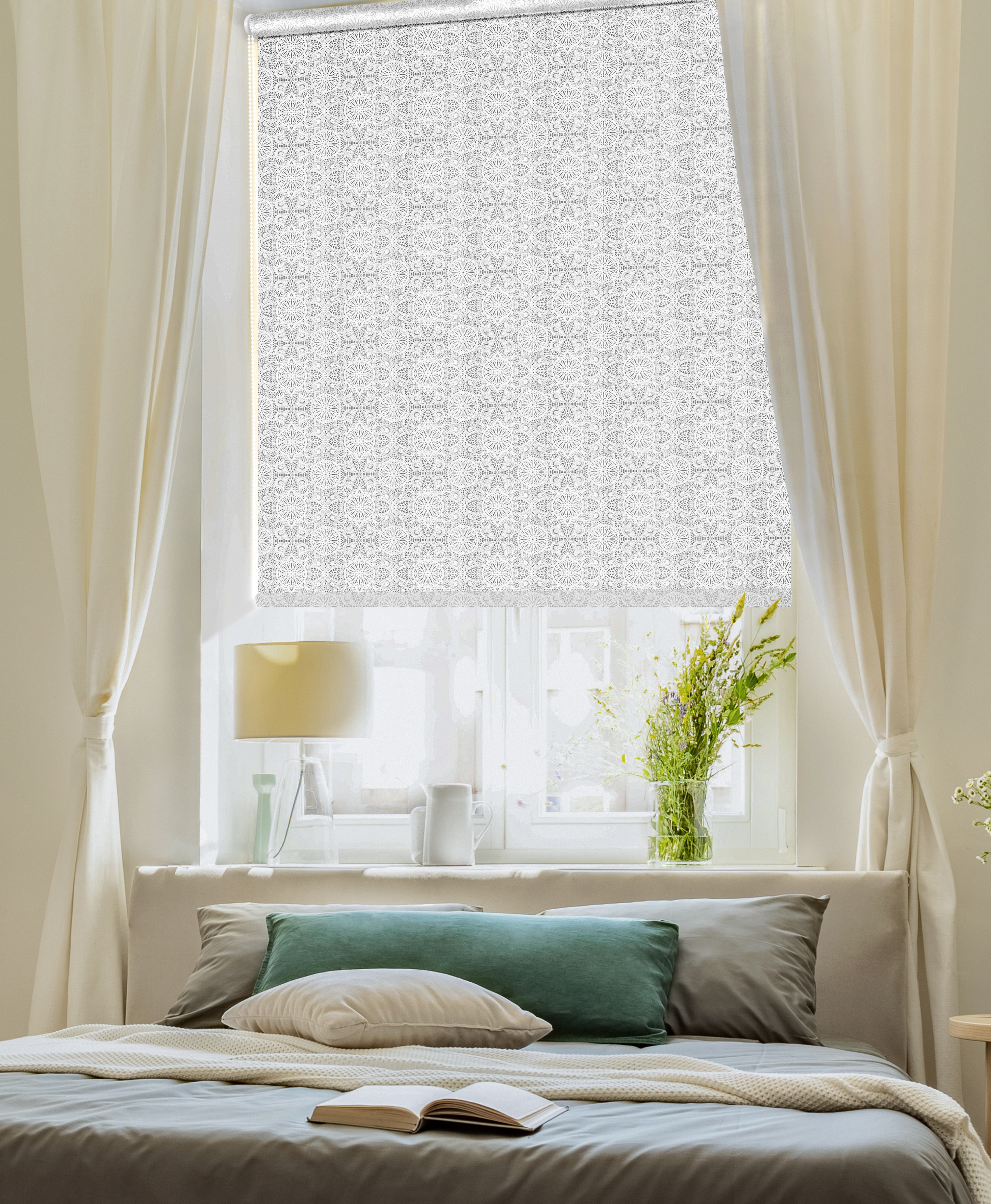 Рулонная штора GARDEN Neo Classic с орнаментом Мандала 160×175 см 82934355 STLM-0038139 - Вид №6