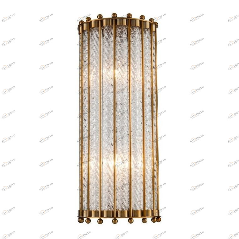 Светильник настенный золотистый Tiziano Brass KG0907W-2 brass DELIGHT COLLECTION  00-3882866 Золото 