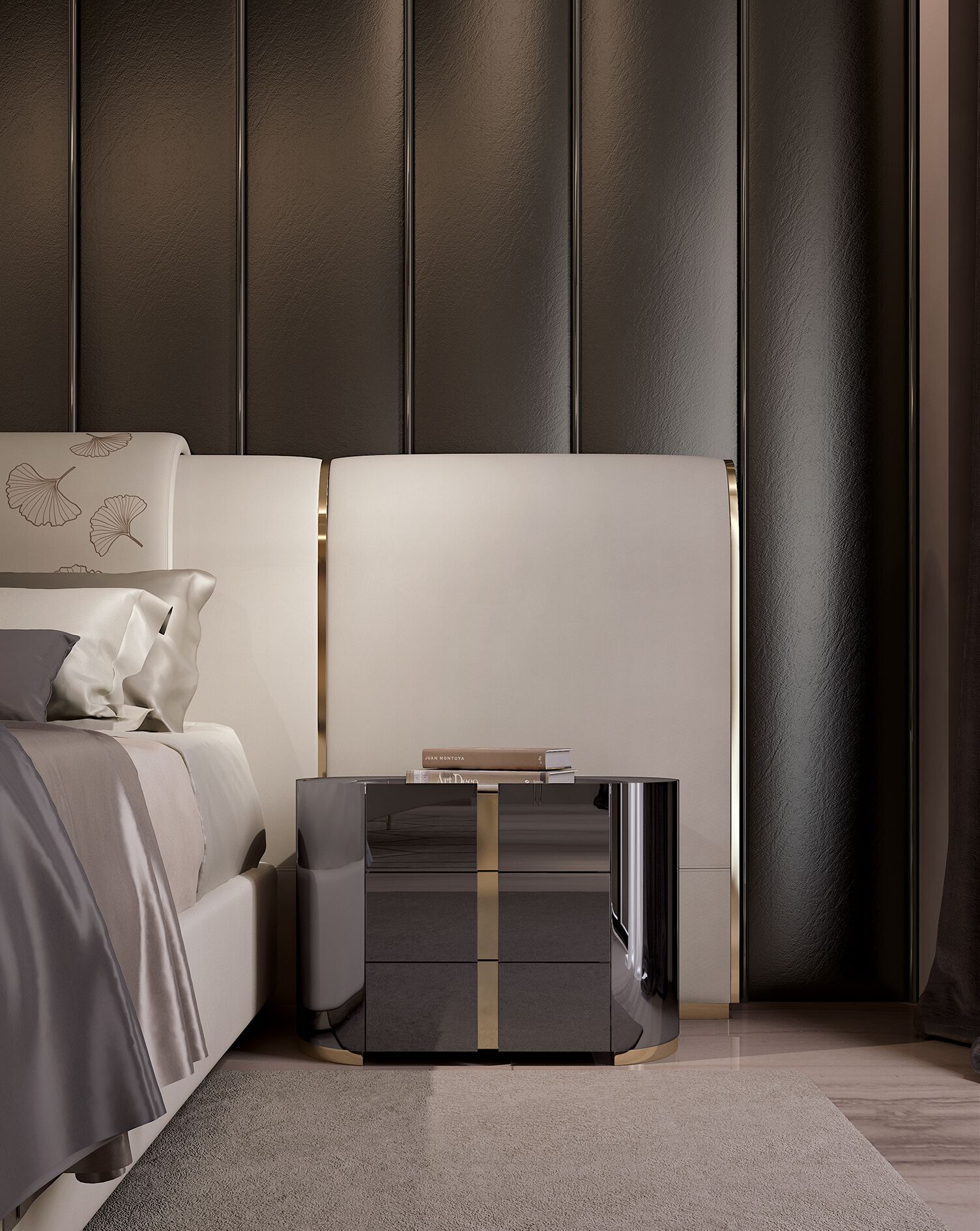 Деревянная овальная тумбочка с ящиками Bizzotto Italia Atmosphera ARCH-00147902 - Вид №2