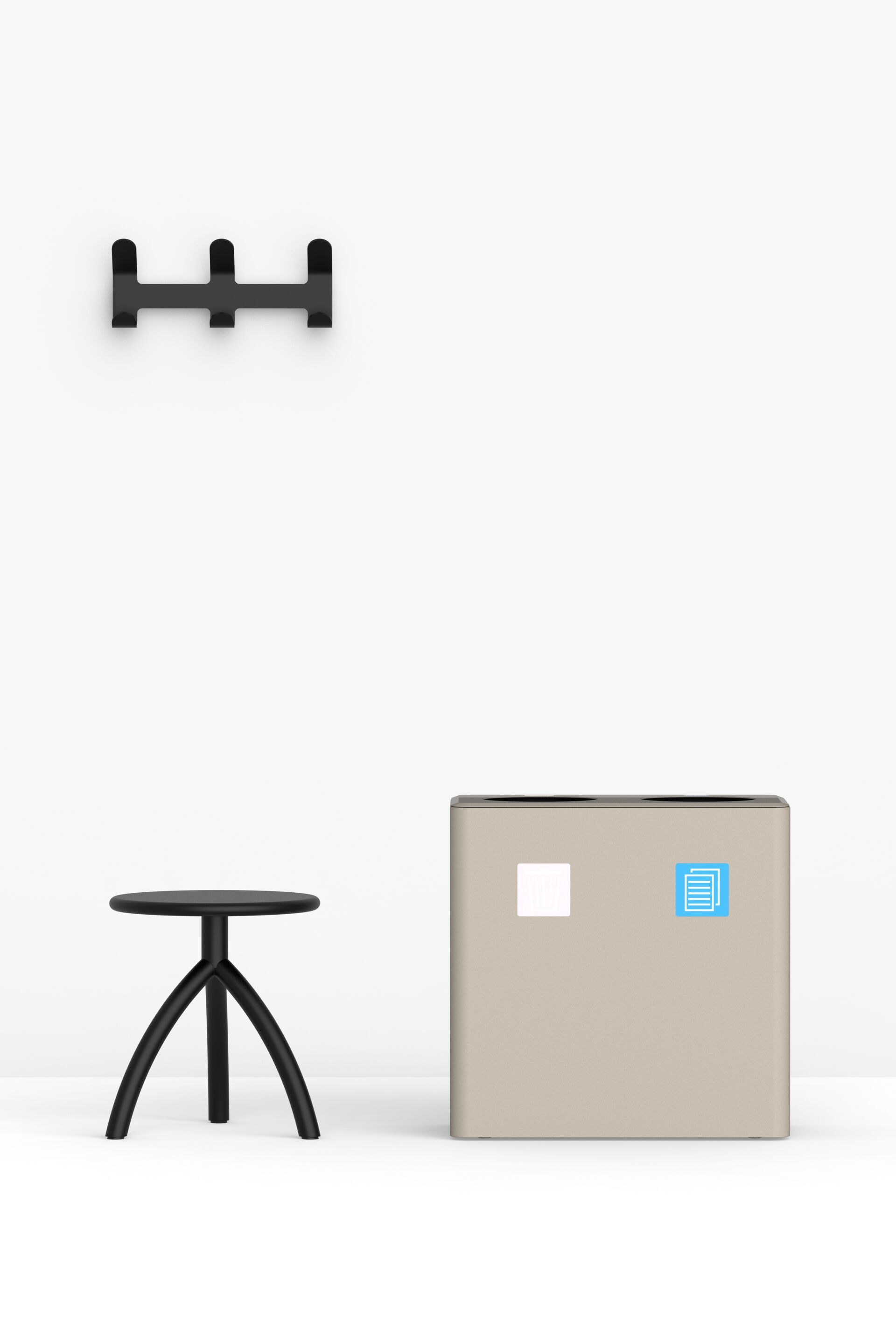 Стальная стойка для мусора с порошковым покрытием FUNCTIONALS DUNK ARCH-00053346 - Вид №4