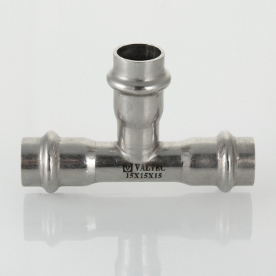 VTi.931.I.352835 Фитинг из нержавеющей стали – пресс-тройник Valtec 35 х 28 х 35 мм  - Вид №8