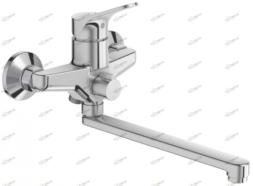 E78117-CP Смеситель для ванны/душа с длиным изливом Jacobdelafon BRIVE Santreyd