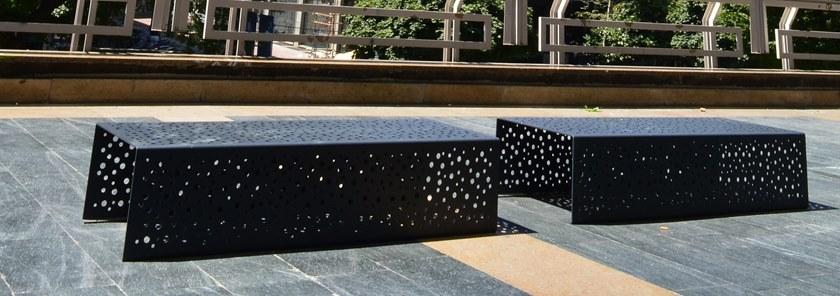 Euroform W Скамья металлическая без спинки Linea sun-id-1439612 - Вид №1