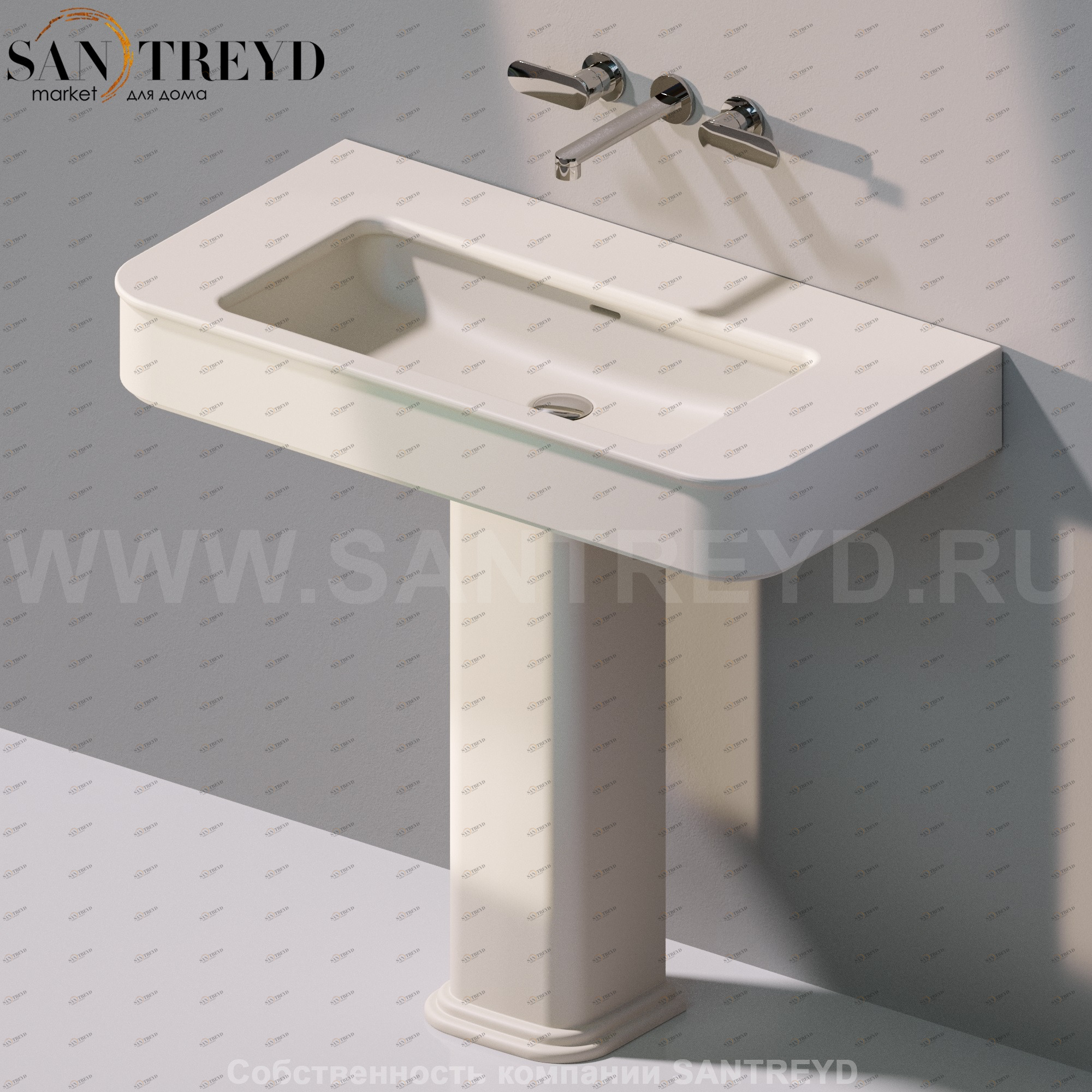 MACOL9003 Пьедестал для раковины прямоугольная Ceramica Flaminia Madre