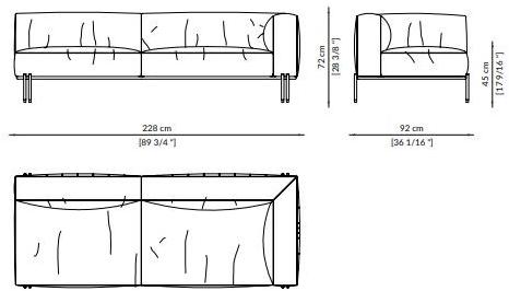 Paolo Castelli Секционный угловой диван в коже Soft ratio sun-id-1361387 - Вид №2