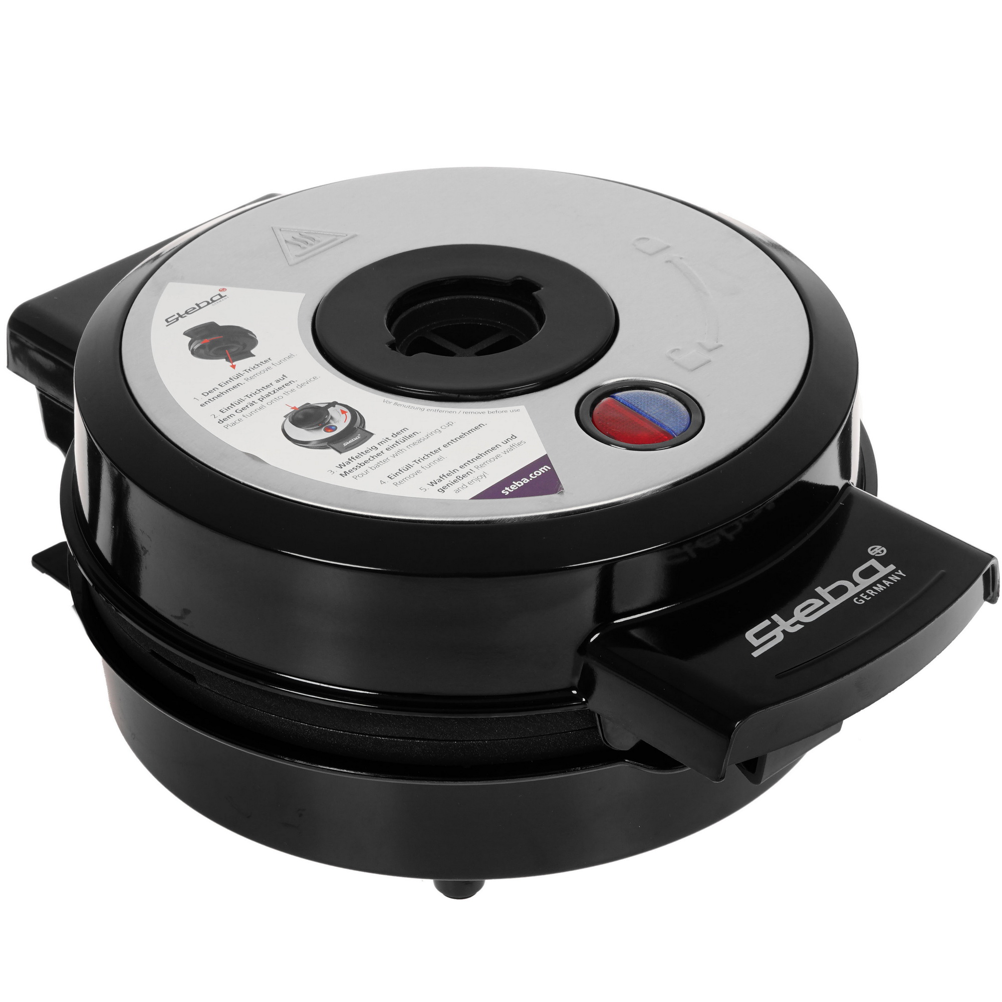 8117365 Вафельница Steba WE 20 Volkano черный STDN-0018302