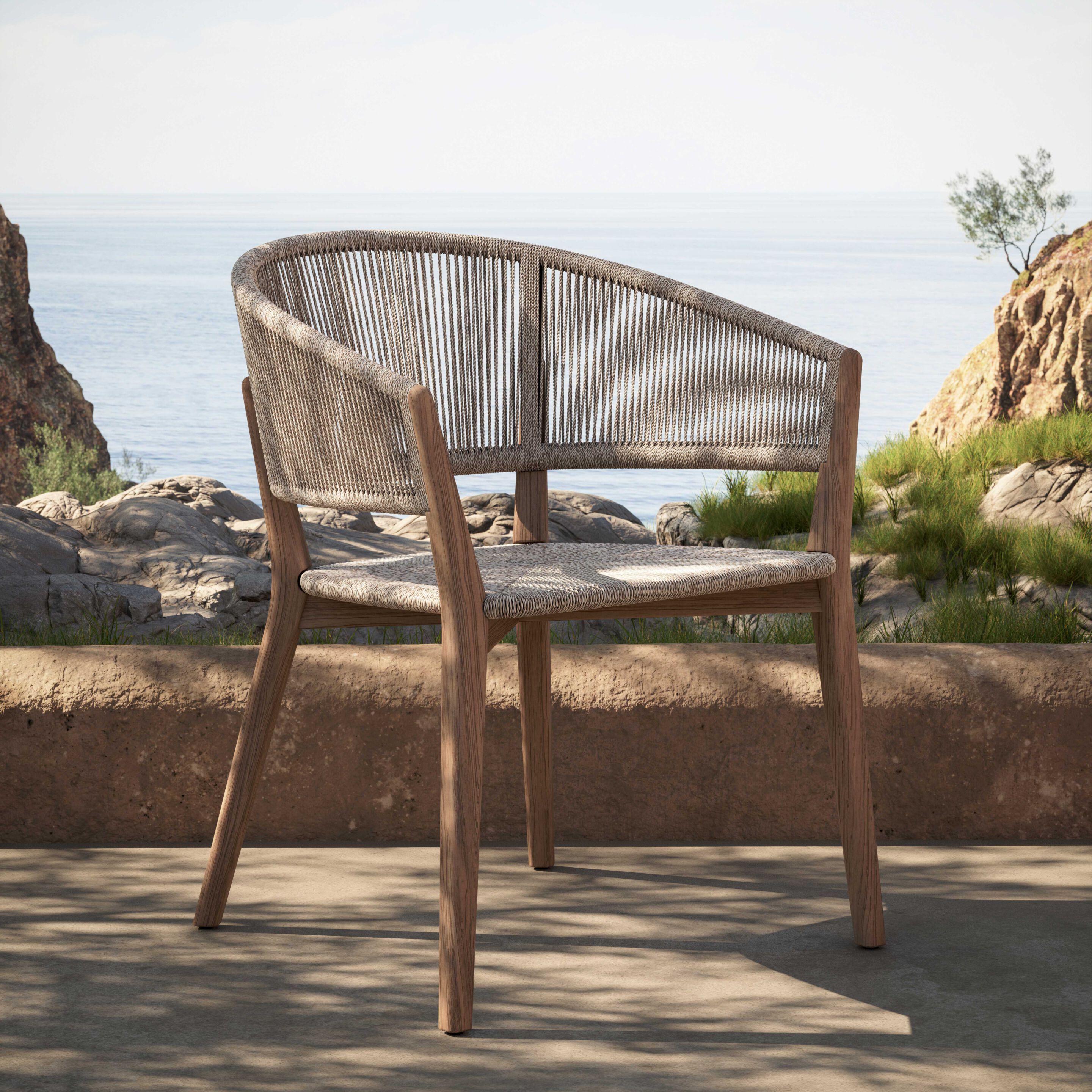 Садовый стул Batyline® с подлокотниками Royal Botania Carés ARCH-00031893 - Вид №4