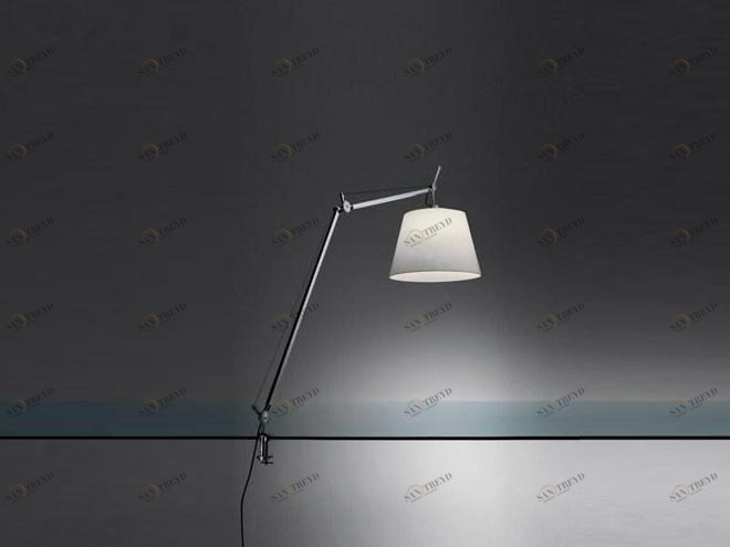 Artemide Настольная лампа сатиновая с зажимом Tolomeo sun-id-1459249