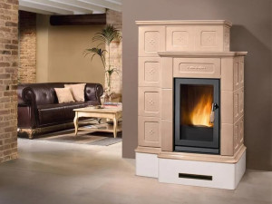 Печь на гранулах из фаянса