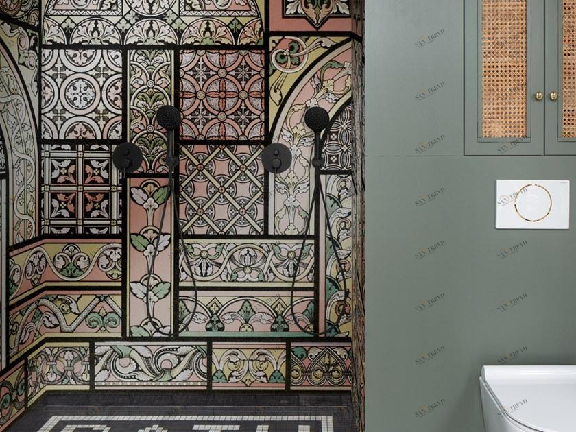 Wall&decò Панорамные обои из синтетического материала для ванной Wet system 20 Wet_dc2001 / wet_dc2002