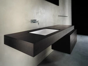 Moab80 Тумба под умывальник из кофейного дуба с дверцами Block2