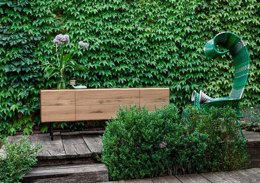 Devina Nais Комод с распашными дверцами и ящиками из массива дерева Twins sun-id-1452394 - Вид №1