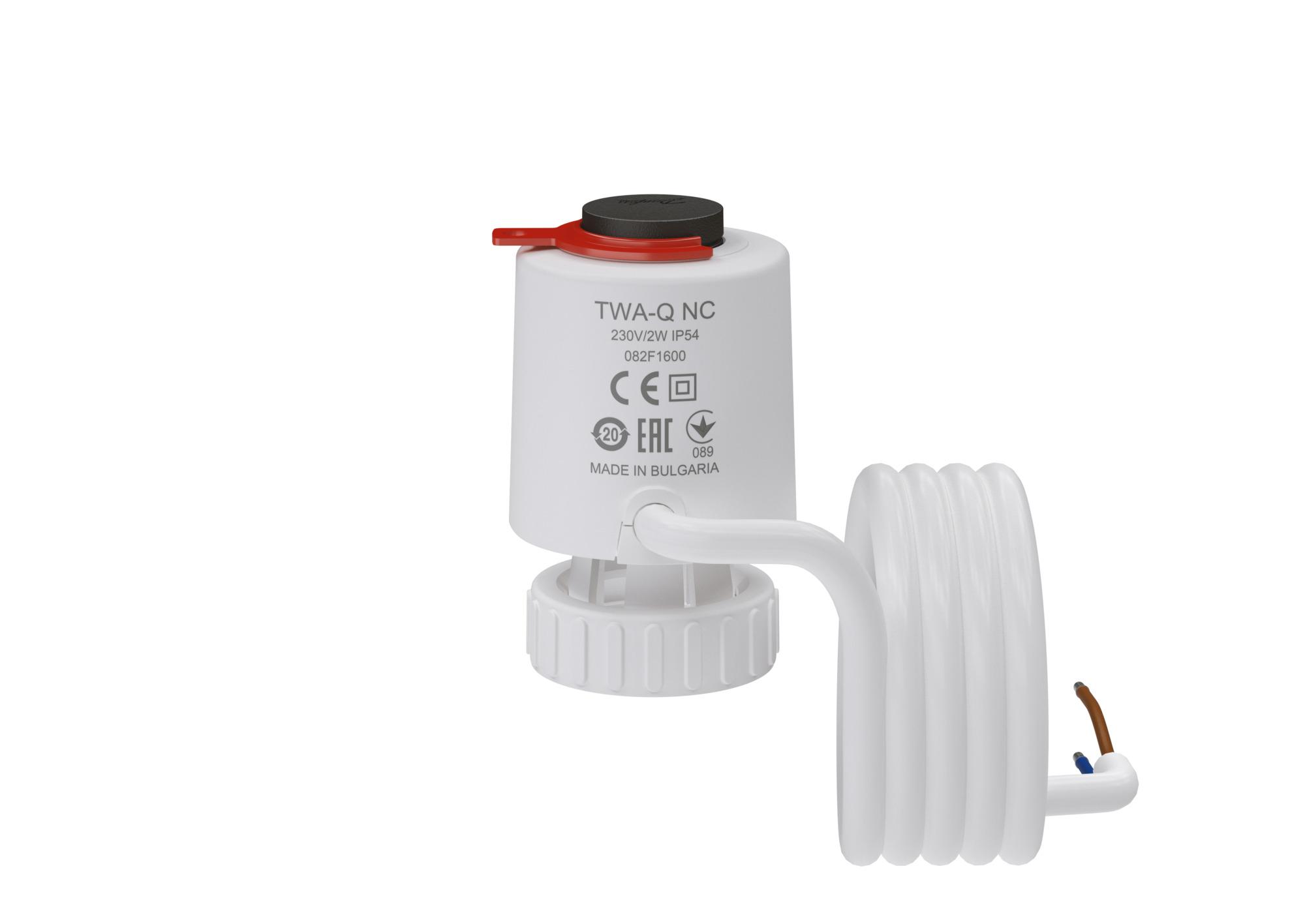 Danfoss Термоэлектрические приводы для клапанов AQT TWA-Q 230В NO для AQT DN10-32 каб.1,2м 082F1601  - Вид №50