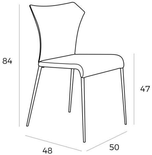 Angel Cerdá Стул из искусственной кожи New chair 4021 hy219 Angel Cerda - Вид №7