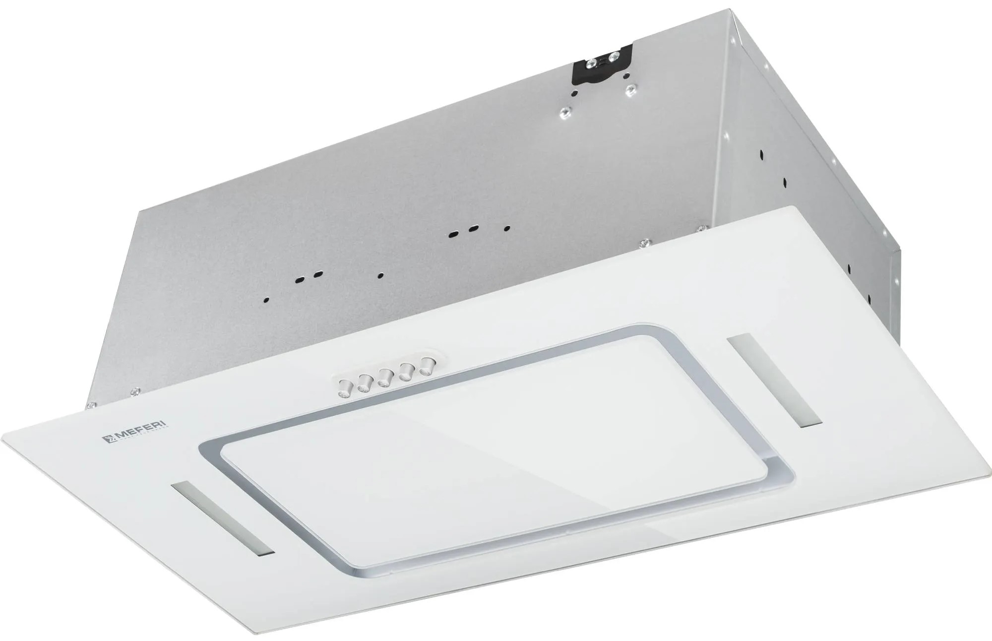 9168681 Вытяжка полновстраиваемая Meferi INBOX60WH GLASS ULTRA белый STDN-0062484 - Вид №4