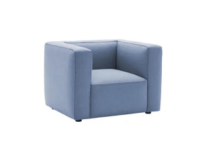 Тканевое садовое кресло с подлокотниками