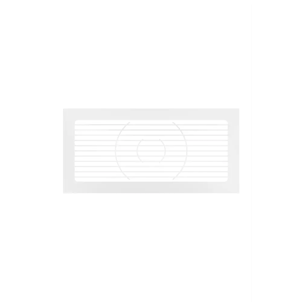 Вентиляционная решетка с фланцем ERA 220x90/250x120 мм пластик цвет белый STLM-2196353 - Вид №3