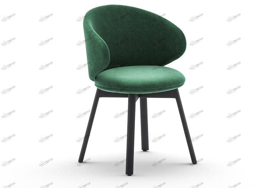 arrmet Стул из ткани на ножках из массива дерева Belle sun-id-1441470