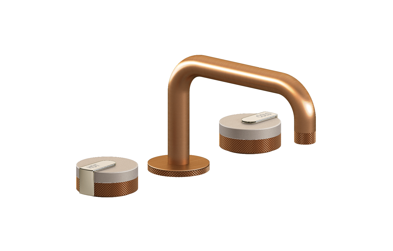 E-11510-R1SN-L1PN-BRG Смеситель для умывальника на 3 отвертия GRAFF MOD+