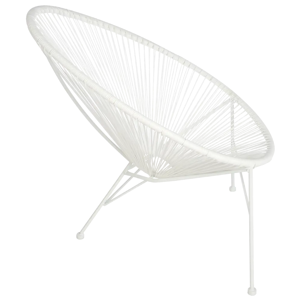 Стул садовый плетёный Acapulco 720x870x800 мм белый 19215371 STLM-2207071 Santreyd  - Вид №2