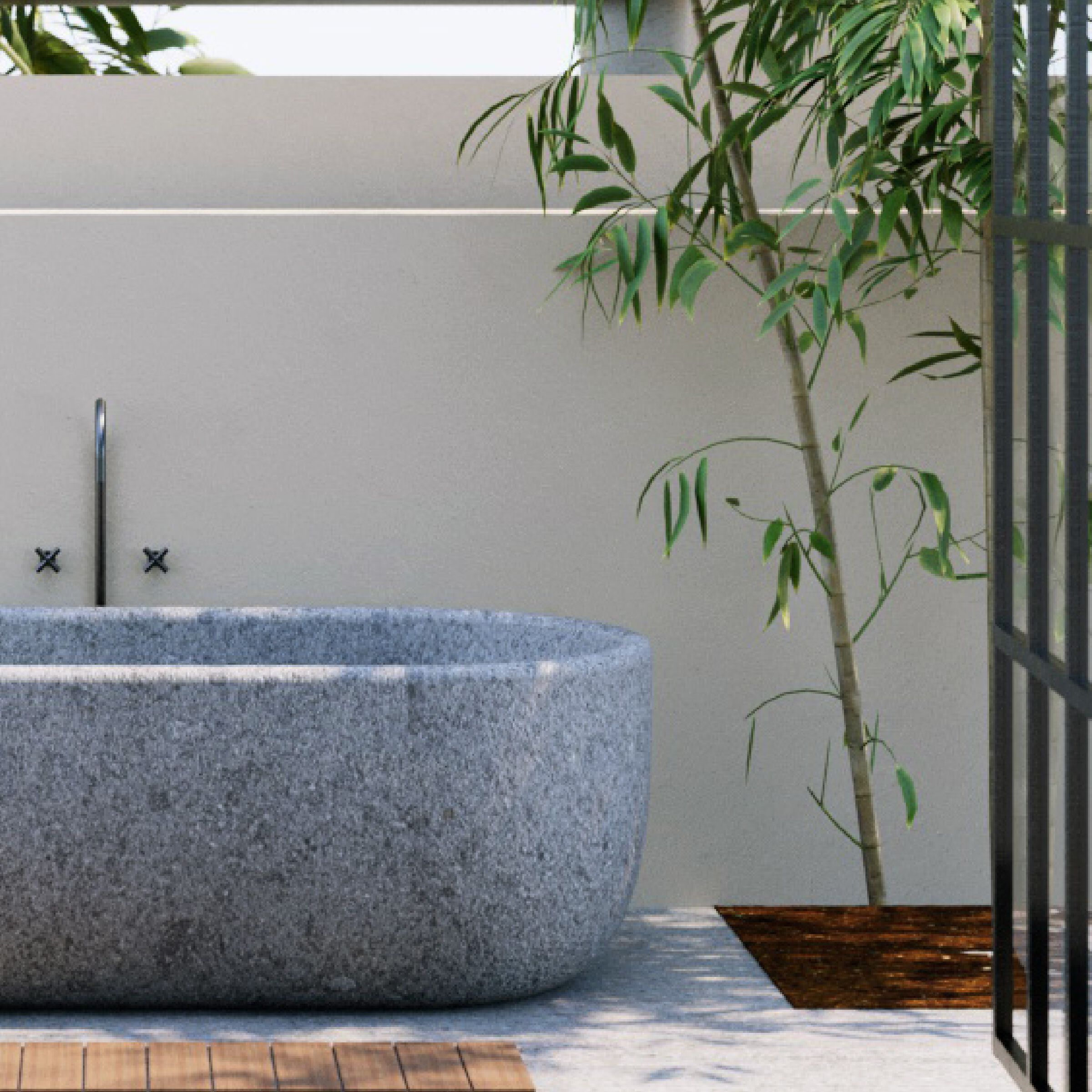 Овальная ванна в пеперино VELTHA® AQUA ARCH-00113444 - Вид №5