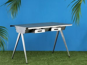 Officine Tamborrino Стол из листового металла с ящиками Ot