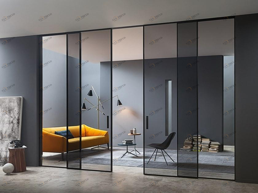 Lualdi Раздвижная стеклянная дверь Sistemi scorrevoli e pivot in vetro Santreyd sun-id-1427353