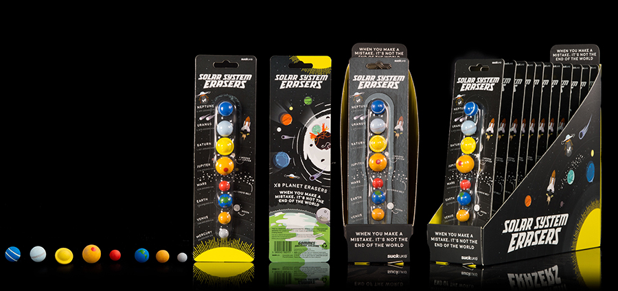 SK ERASERPLAN1 Набор ластиков «Солнечная система» Suck UK  - Вид №15
